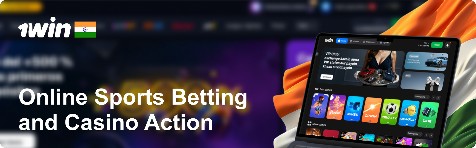 1Win India - Online Sports Betting and Casino Action